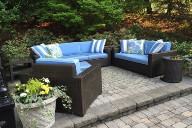 Patio - transitional patio idea in New York