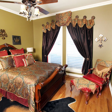 Animal Print & Chocolate Guest Room