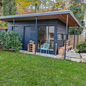 Mid-Century-Gartenhaus