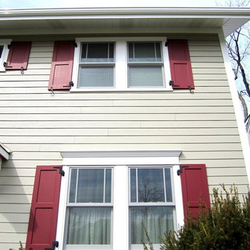 Colonial Style Home Winnetka, IL in Marvin Windows & James Hardie Siding