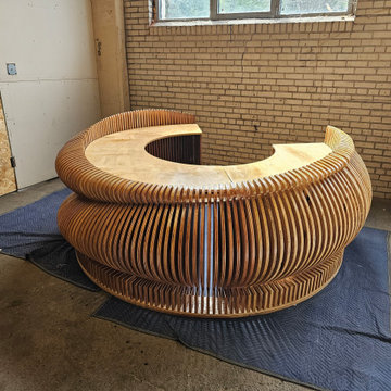 Circle Reception Desk