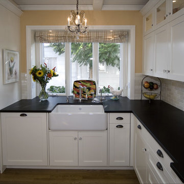 Added bay windows and countertop expansion