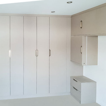 Wardrobe Around the Bed Area, Wall-mounted Drawers in Kenton | Inspired Elements