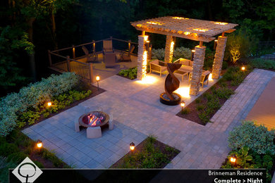 Example of a classic patio design in Other