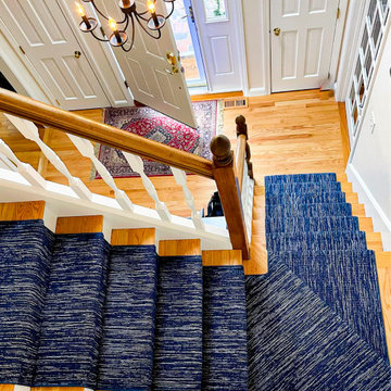 Couristan Shimmer in Denim Stair Runner