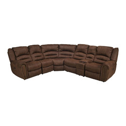 Jackman 6 Piece Reclining Sectional - Sectional Sofas