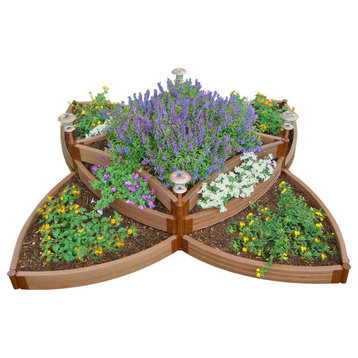 Sienna Raised Garden Bed Versailles Sunburst 8x8x16.5", 1" Profile