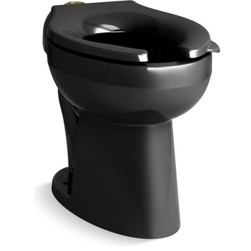 Kohler K-96057 Highcliff Ultra Elongated Chair Height Toilet Bowl Only - Black