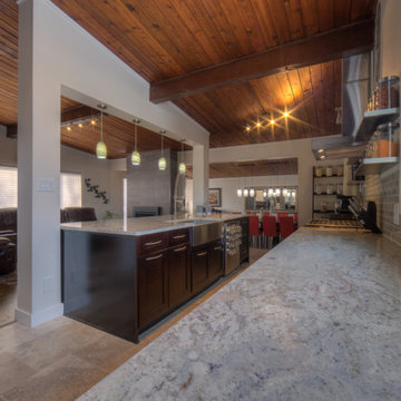 Open concept kitchen
