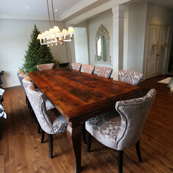 Reclaimed Wood Harvest Tables - Products