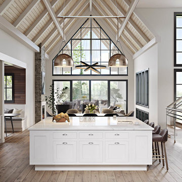 3D Rendering for a Kitchen Design Project