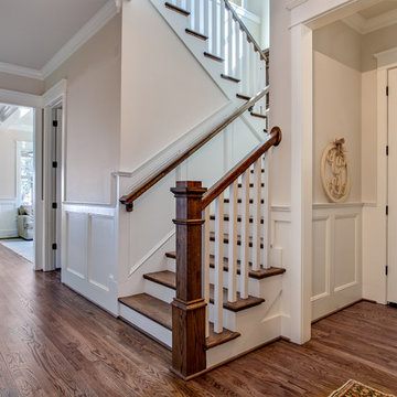 View of Stairs and Living Area