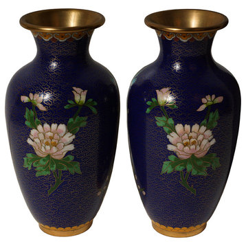 Consigned A Pair of Antique Chinese Cloisonne Vases