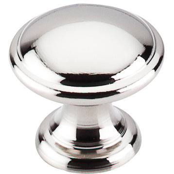Top Knobs  -  Rounded Knob 1 1/4" - Polished Nickel
