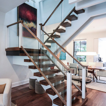 Project #68 | Ultra-Modern Staircase with Glass Landings