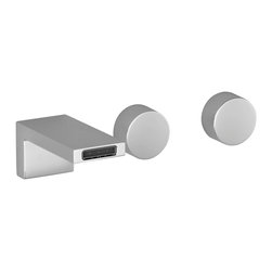 Dornbracht Deque wall-mounted three-hole lavatory mixer - Bath Products
