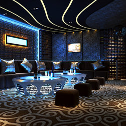 Leather Tile Panels from Royal Stone and Tile in Los Angeles - Home Decor