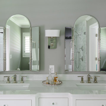 Sandy Springs Marble Master Bathroom