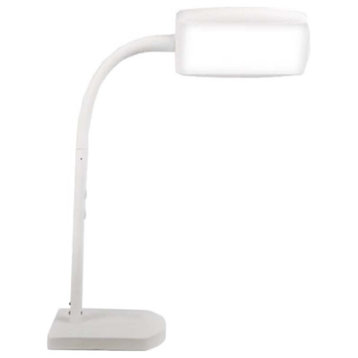 Varilum 30w LED White Full Spectrum Daylight Desk Lamp with Charging Base, Dimma