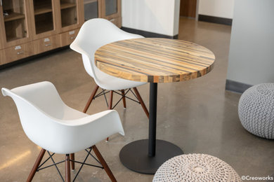 Example of a trendy home design design in Seattle