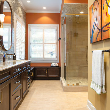 Vanessa and Andrews Master Bath - Private Home - Knoxville, Tennessee