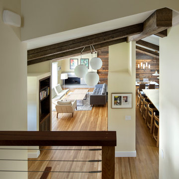 Split Level Design | Living Room | Mid-Century Bayberry Renovation