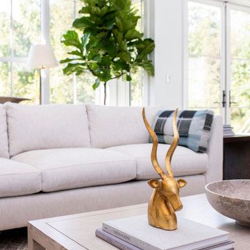 Clean,  modern living room