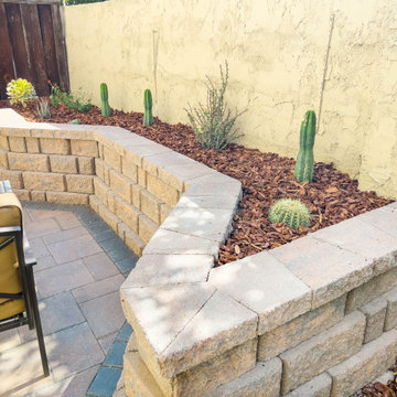 Backyard Remodel (Pavers, Mulch, Shrubs, Planter Bed, Edger)