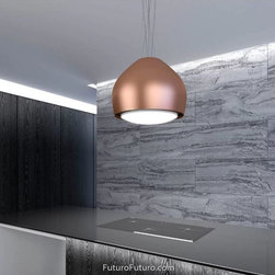 21&Prime; Dome Copper Island Range Hood - Range Hoods And Vents