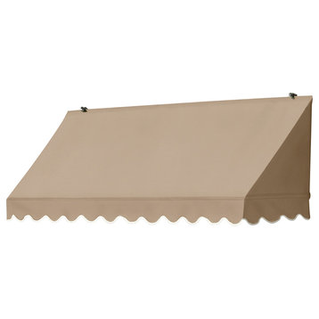 Traditional Awnings in a Box, Tan, 6'