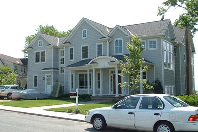 Photo of a beach style exterior in Baltimore.