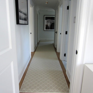 AMAGANSETT: WIDE PLANK CHARACTER WHITE OAK INSTALLED/FINISHED W BONA TRAFFIC HD