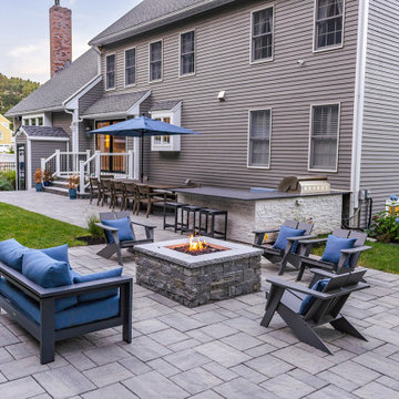 North Reading Backyard Pool Oasis