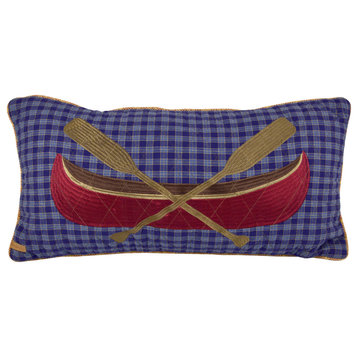 Lakehouse Rect. Canoe Decorative Pillow