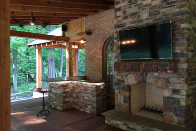 Custom Design Deck Build - Carrying Place Estates