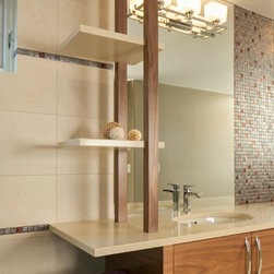 Contemporary Master Bath - Vanity Tops And Side Splashes