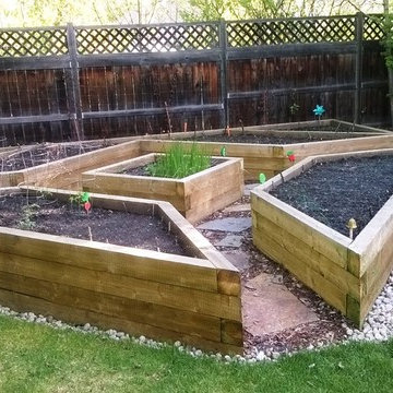 A yard with a challenging drainage problem