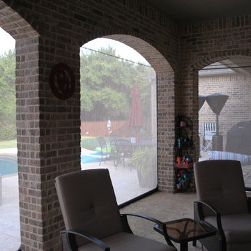 Existing home motorized screens