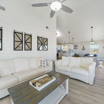 Coastal Home Featuring "Castaway Oak" CALI Vinyl flooring.