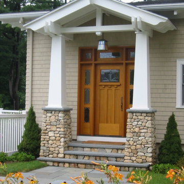 Craftsman-Style Addition - Exterior Entry Detail