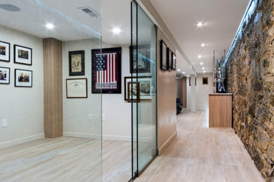 Historic house basement renovation in Washington DC NW