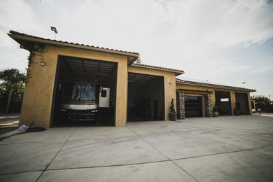 RV Garage Exterior and Interior