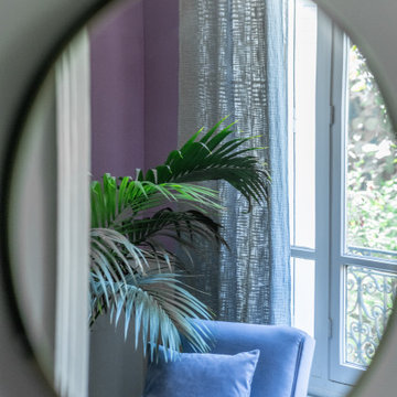 Un salon cosy dans une belle maison ancienne à Saint -Maur