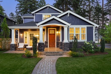 Example of a trendy exterior home design in Montreal