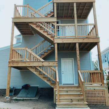 Deck 3 floor grey house