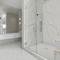 DT Calacatta Michelangelo Soft Shower - Wall And Floor Tile