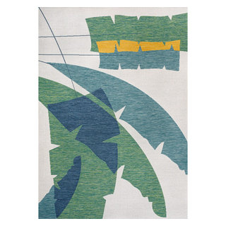 Shelby Coastal Vintage Palm Leaf Indoor/Outdoor Area Rug, 4 X 6 - Area ...