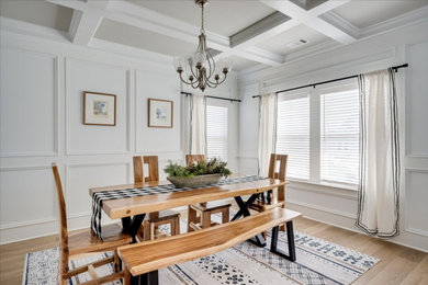 Inspiration for a contemporary dining room remodel in Atlanta