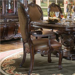 AICO Furniture - The Sovereign Arm Chair (Set of 2) - 57444-51 - Kitchen Products