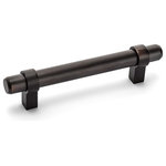 Cosmas - Cosmas 161-128ORB Oil Rubbed Bronze 5” CTC (128mm) Euro Bar Pull - 5" (128mm) Hole Centers